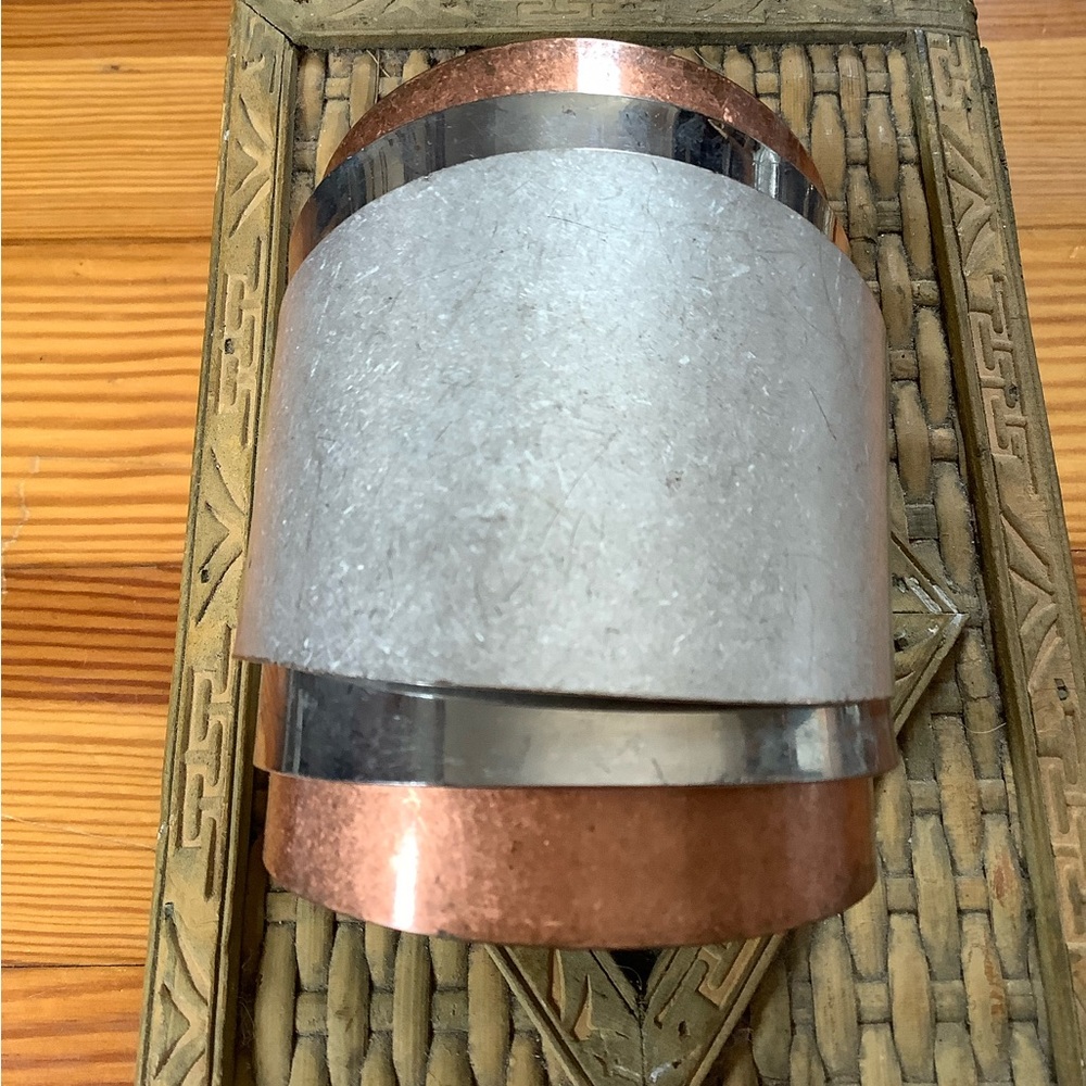 Multi Colored Multi Metals Cuff Bracelet - image 6